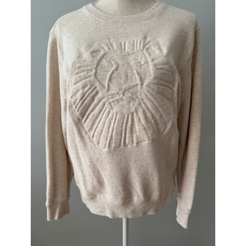 The Lion King Embossed Crewneck Sweatshirt Adult Medium Broadway Musical